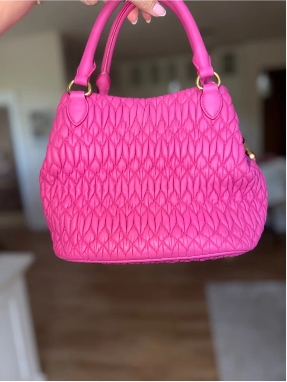 Miu Miu nappa crystal